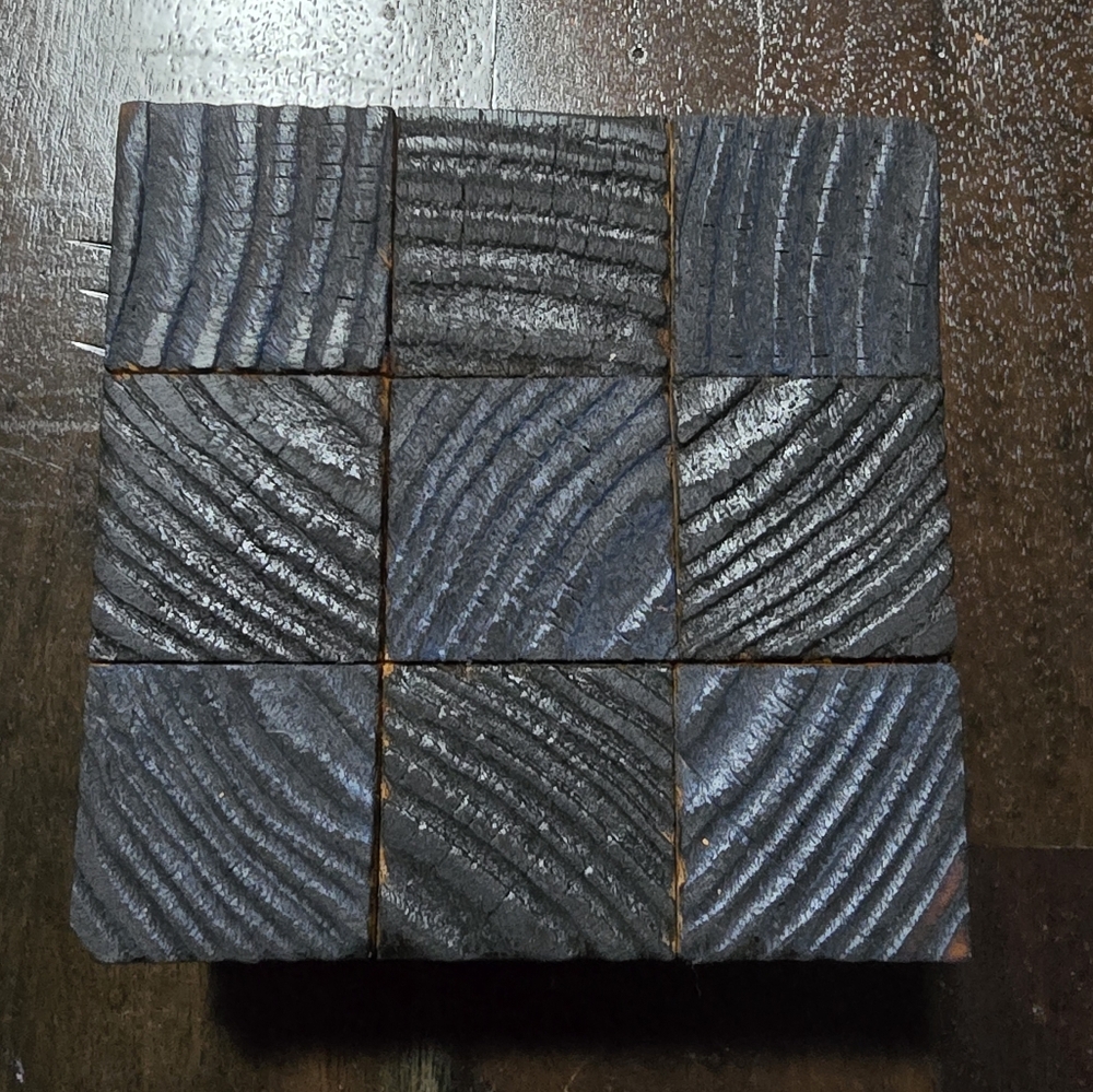 Wooden Block Puzzle with Cork Base
